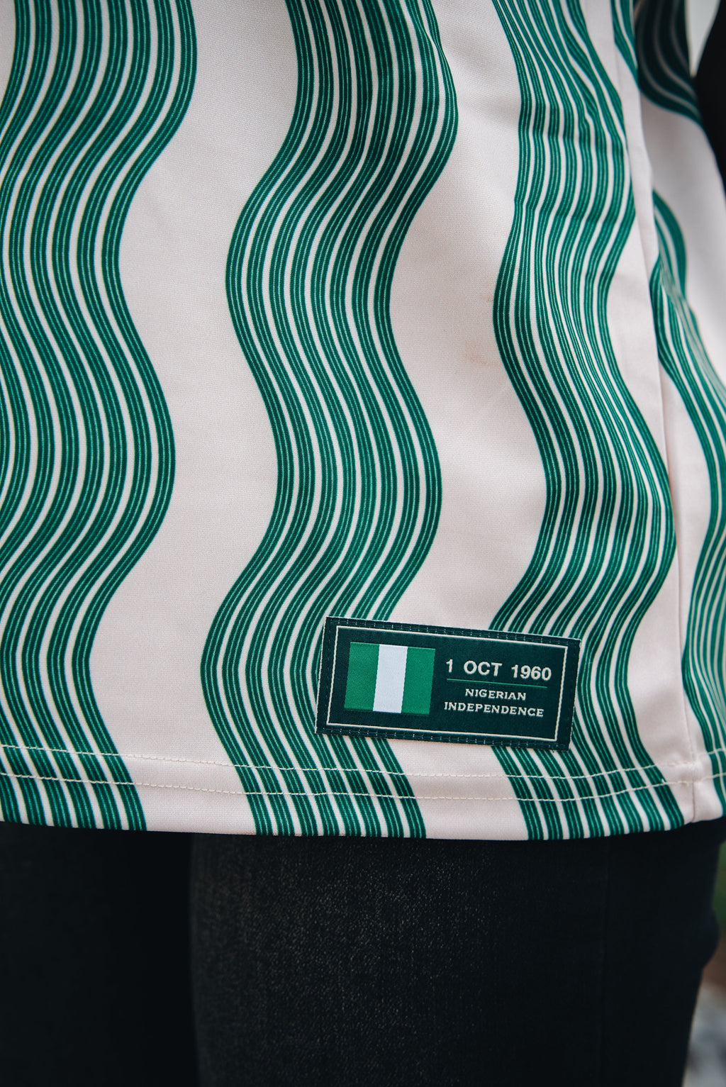 Heritage Jersey — Elohim Co. woven label detail